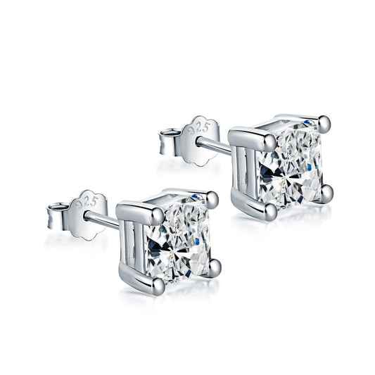[AuraEcho]Delicate Square Shape Earrings