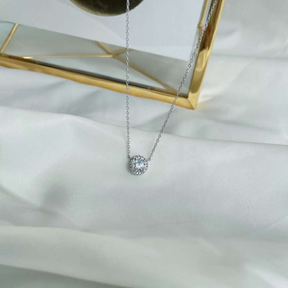 [AuraEcho]Luxurious Round Cut Necklace
