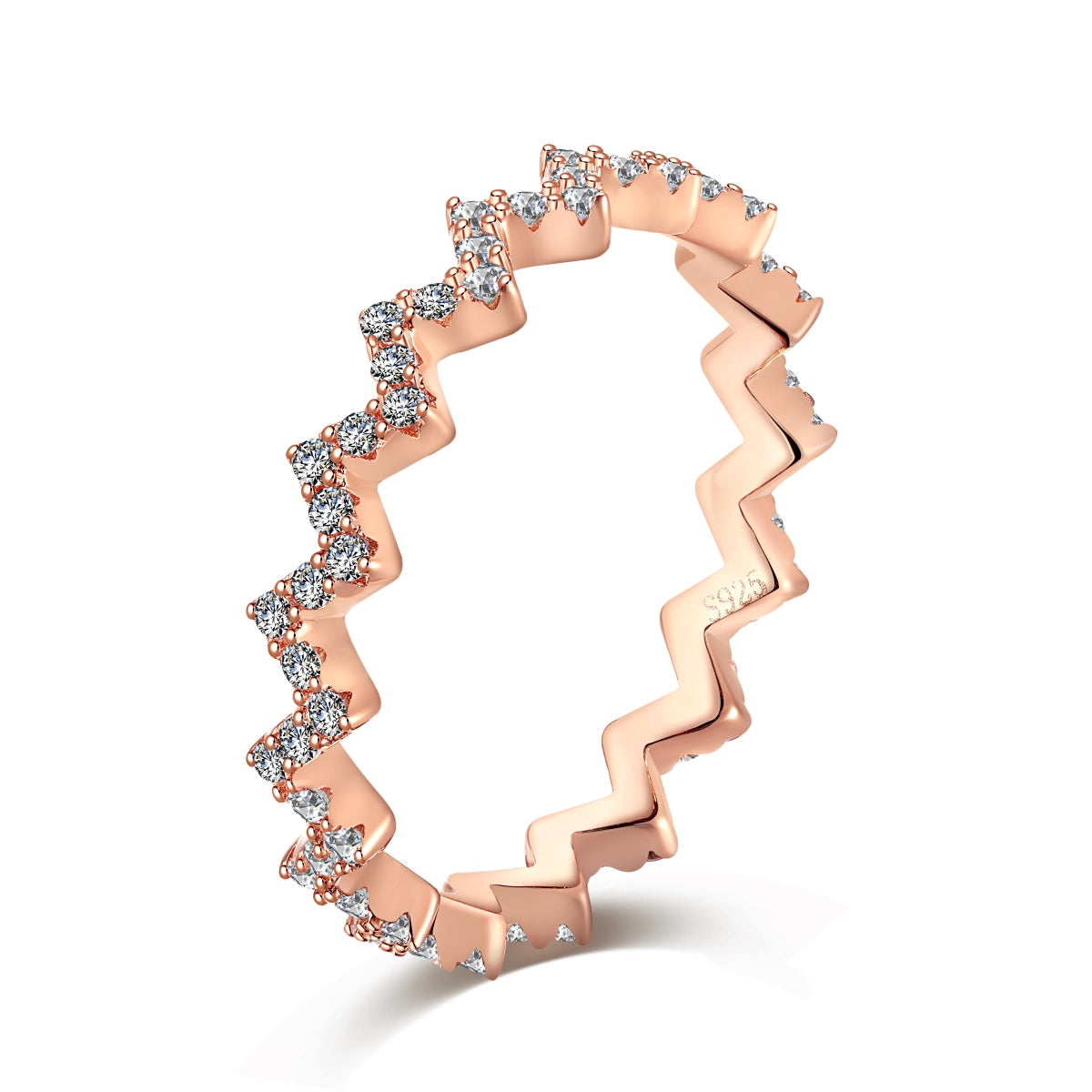[AuraEcho]Delicate Enchanting Wave Shape Daily Ring