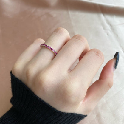 [AuraEcho]Delicate Sparkling Round Cut Daily Ring