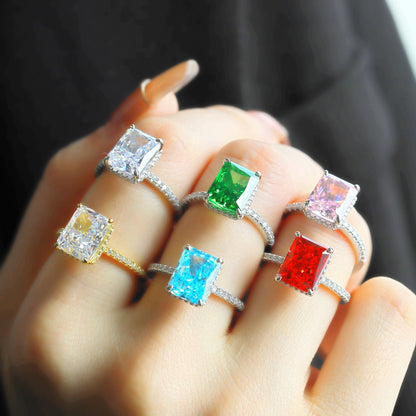 [AuraEcho]4.0 Carat Luxurious Engagement Ring