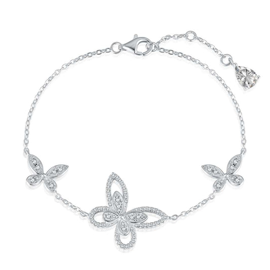 [AuraEcho]Delicate Butterfly Pendant Bracelet
