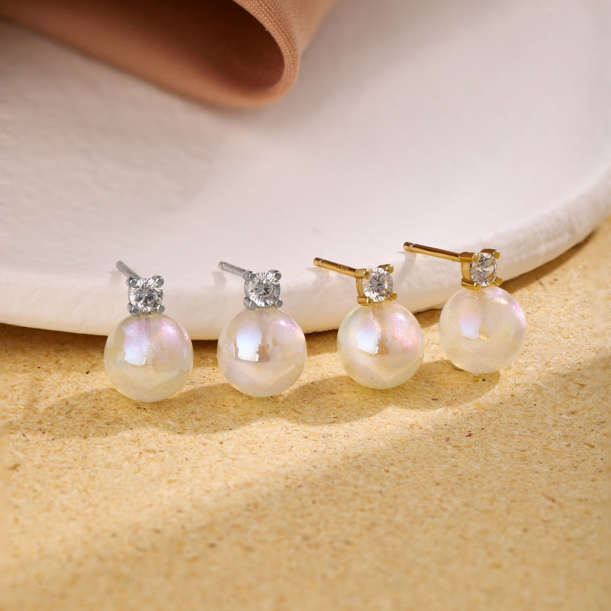 [AuraEcho]Symphony Mermaid Pearl Earrings