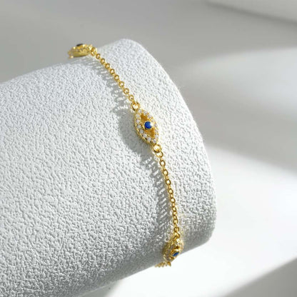 [AuraEcho]Evil Eye Shape Pendent Necklace