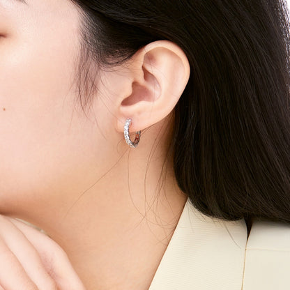 [AuraEcho]Radiant Colorful Round Cut Earrings