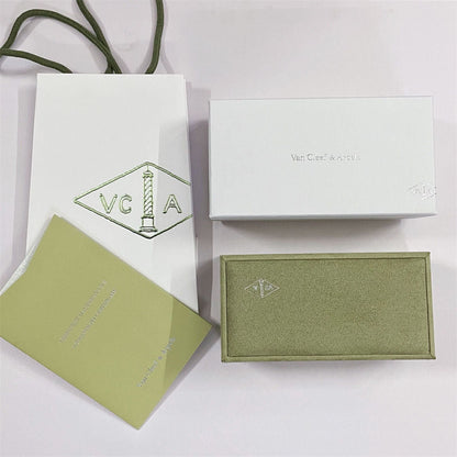 [AuraEcho]VA CLOVER BRACELET NECKLACE RING BOX GIFT BAG