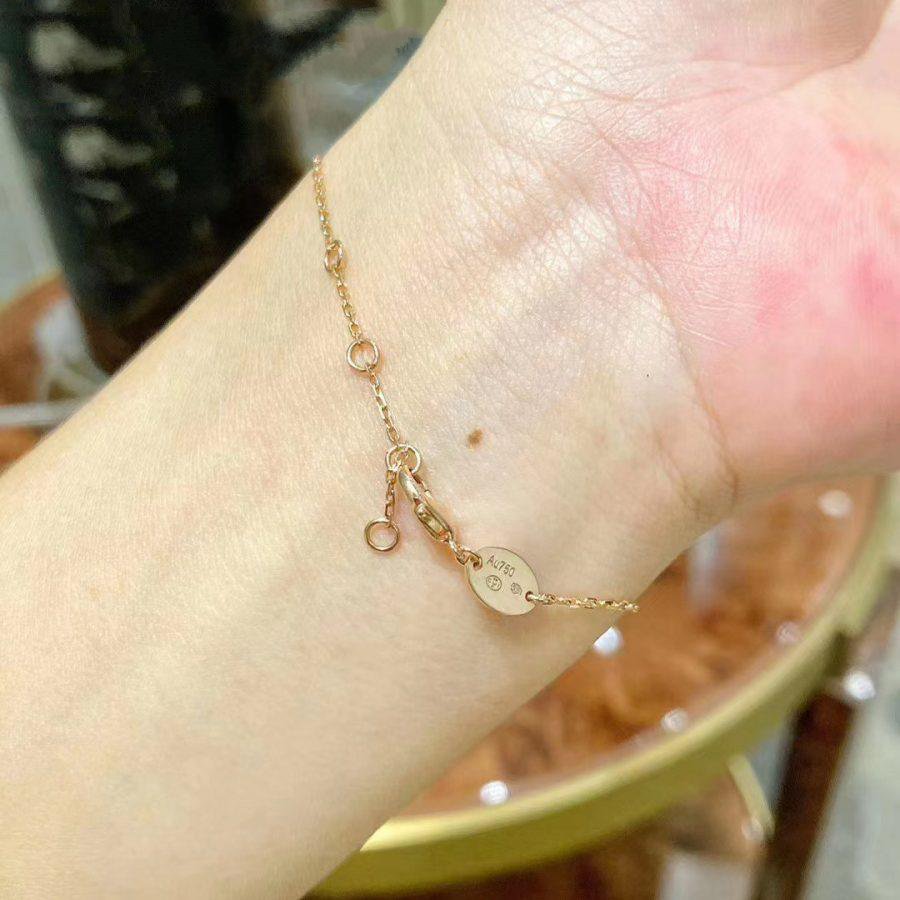 [AuraEcho]JEUX DE BRACELET MOP PINK GOLD DIAMONDS
